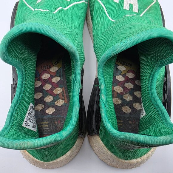 Adidas Pharrell x NMD Human Race Green Mens Size 9 Sneaker Shoes Casual Walking - Picture 6 of 13